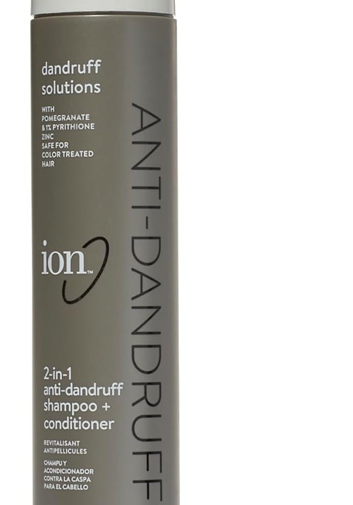 ION 2-in-1 Anti-Dandruff Shampoo & Conditioner with Pomegranate Extract and Pyrithione Zinc - Image 1